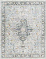 Brianne Traditional Ivory/Charcoal Area Rug