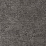 Pietro Global Charcoal Washable Area Rug