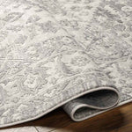 Fredericka Traditional Slate Gray/Ivory Area Rug