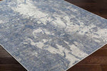 Anup Modern Medium Gray/Cobalt Area Rug