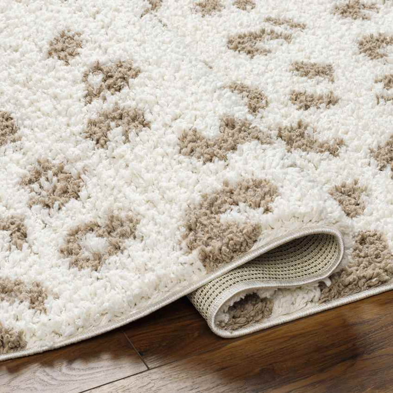 Mycal Modern Dark Brown/Cream Area Rug