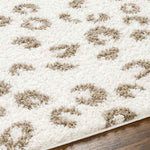 Mycal Modern Dark Brown/Cream Area Rug