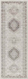 Kenja Traditional Dark Brown/Ivory Area Rug