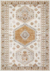 Kenja Traditional Burnt Orange/Ivory Area Rug