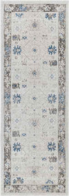 Jarin Traditional Cobalt/Taupe Area Rug