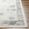 Jarin Traditional Cobalt/Taupe Area Rug