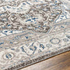Kortny Traditional Cobalt/Dark Brown Area Rug