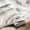 Marsela Modern Cobalt/Dark Brown Area Rug
