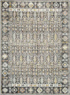 Joylynn Traditional Black/Burnt Orange Area Rug