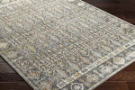 Joylynn Traditional Black/Burnt Orange Area Rug