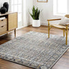 Joylynn Traditional Black/Burnt Orange Area Rug