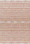Antibes Global Coral/White Area Rug