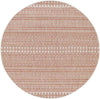 Antibes Global Coral/White Area Rug