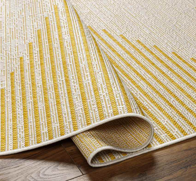 Okswerd Global Saffron/Gray Area Rug