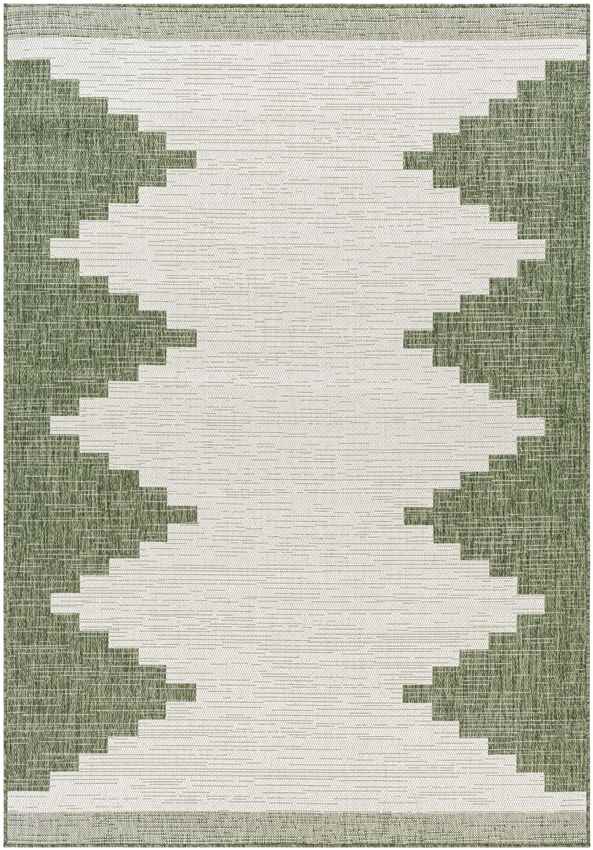 Wolfheze Global Olive/Gray Area Rug