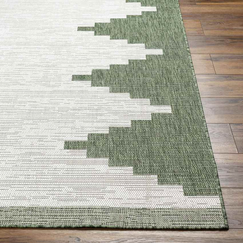 Wolfheze Global Olive/Gray Area Rug