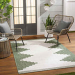 Wolfheze Global Olive/Gray Area Rug