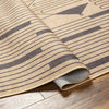 Dystany Cottage Pecan/Dark Gray Washable Area Rug