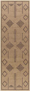 Courtnee Cottage Pecan/Dark Gray Washable Area Rug