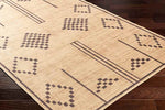 Courtnee Cottage Pecan/Dark Gray Washable Area Rug