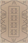 Attila Cottage Pecan/Dark Gray Washable Area Rug
