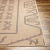 Attila Cottage Pecan/Dark Gray Washable Area Rug