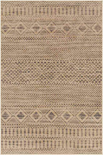 Vivek Global Pecan/Hickory Washable Area Rug