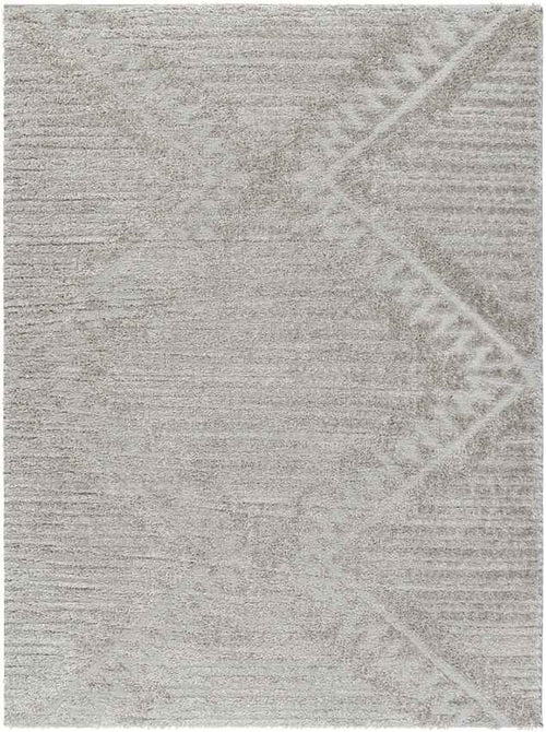Brittane Global Gray/Dark Brown Area Rug