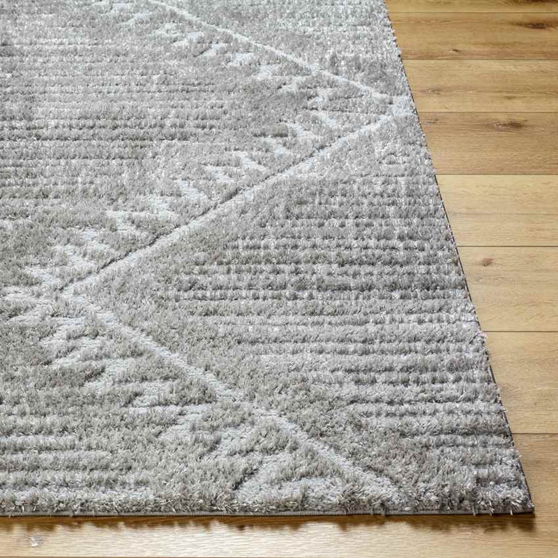 Brittane Global Gray/Dark Brown Area Rug