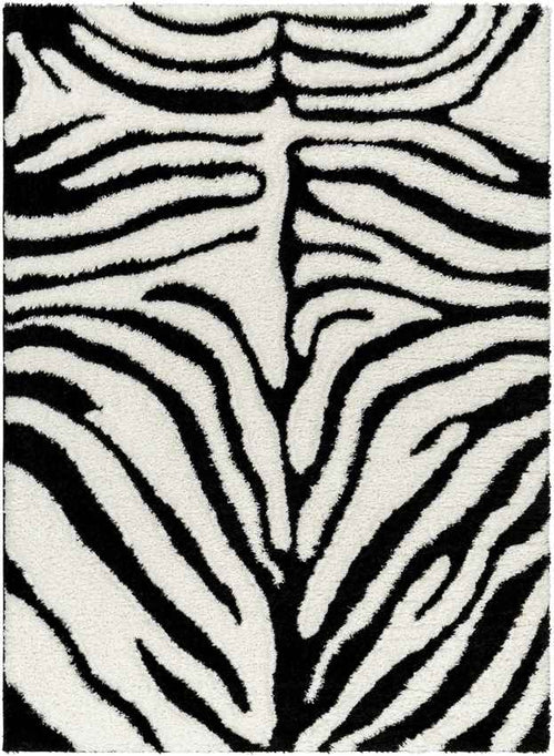 Delonte Modern Black/Cream Area Rug