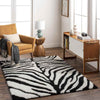 Delonte Modern Black/Cream Area Rug