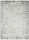 Glynis Modern Brown/Light Gray Area Rug