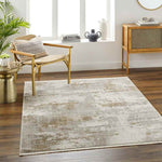 Chella Modern Dark Brown/Gray Area Rug