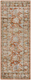Rosangela Traditional Burnt Orange Area Rug