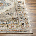 Yvett Traditional Beige/Sky Blue Area Rug