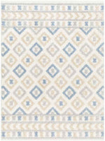 Shatora Modern Denim/Brown Area Rug