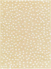 Nyisha Modern Saffron/Ivory Area Rug