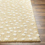 Nyisha Modern Saffron/Ivory Area Rug