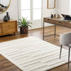 Crysal Modern Beige/Ivory Area Rug