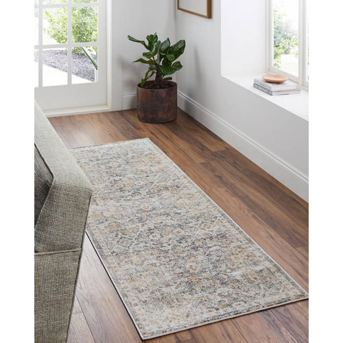 Randa Traditional Black/Beige Area Rug