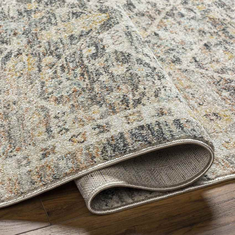 Randa Traditional Black/Beige Area Rug