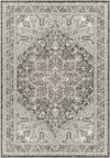 Effrey Traditional Black/Cream Area Rug