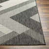 Chade Modern Black/Ivory Area Rug