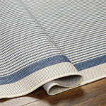 Wenceslao Modern Navy/Cream Area Rug