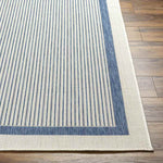 Wenceslao Modern Navy/Cream Area Rug
