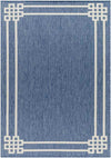 Davinia Modern Navy/Ivory Area Rug
