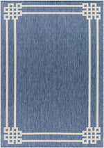 Davinia Modern Navy/Ivory Area Rug