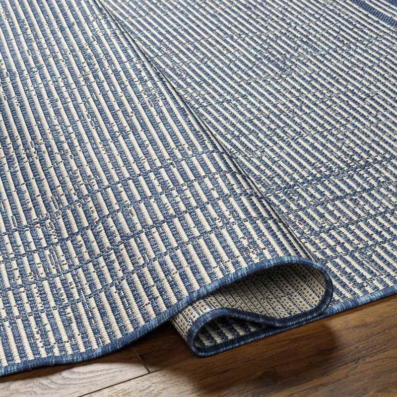 Davonne Modern Navy/Beige Area Rug