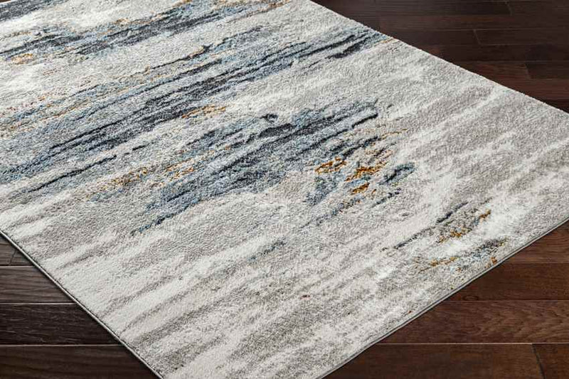 Hila Modern Sky Blue/Off-White Area Rug