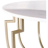 Untertilliach White/Champagne Coffee Table